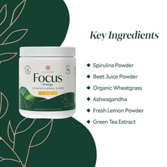 PURE Focus + Energy lemon glass ready to sip for a citrus lift