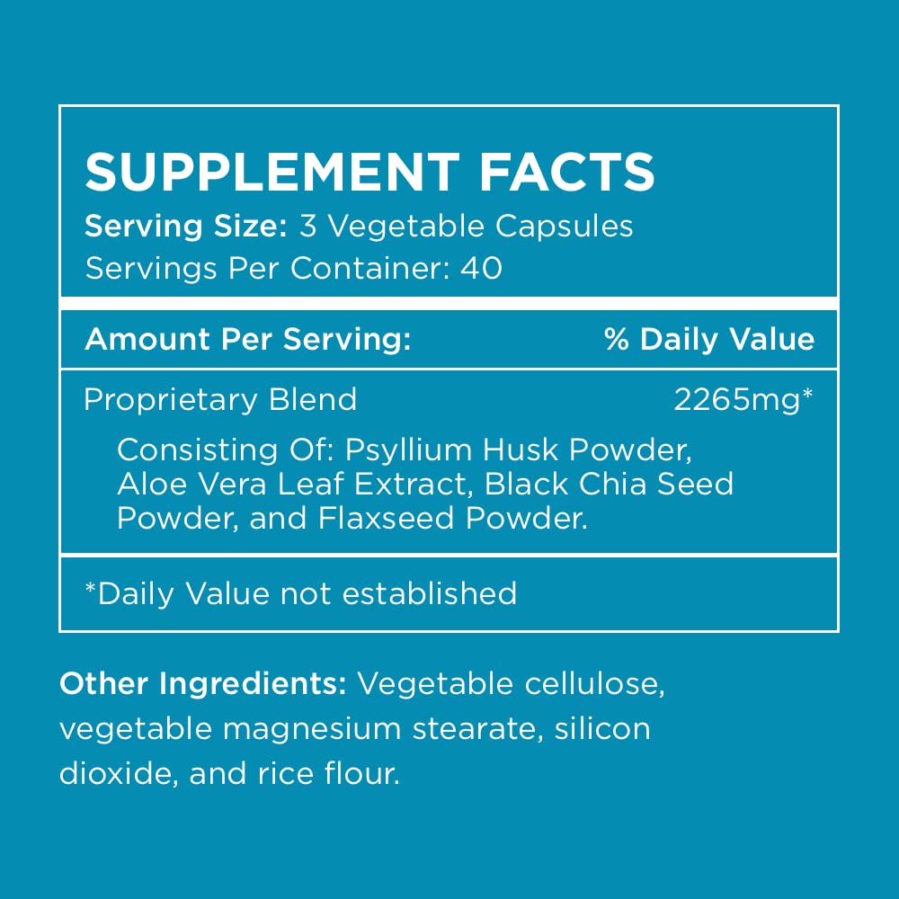 Chia seeds visual emphasis in Pure for Men Stay Ready Fiber