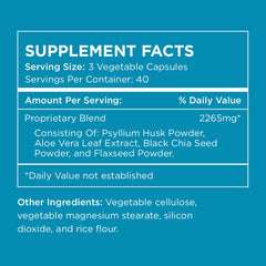 Chia seeds visual emphasis in Pure for Men Stay Ready Fiber