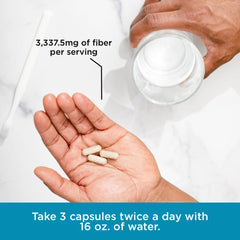 Stay Ready Fiber Extra Strength capsules with easy-to-swallow XL design for daily use.