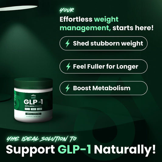 Pure Health Max Ultimate GLP-1 bottle back label with ingredients