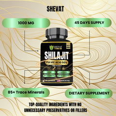 Pure Himalayan Shilajit extract capsules for daily vitality.