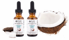 Pure Inventions Coconut Water Infusion Drops made in USA for quality.