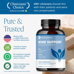 Pure Micronutrients calcium citrate and MCHA tablets highlight high bioavailability for stronger bones