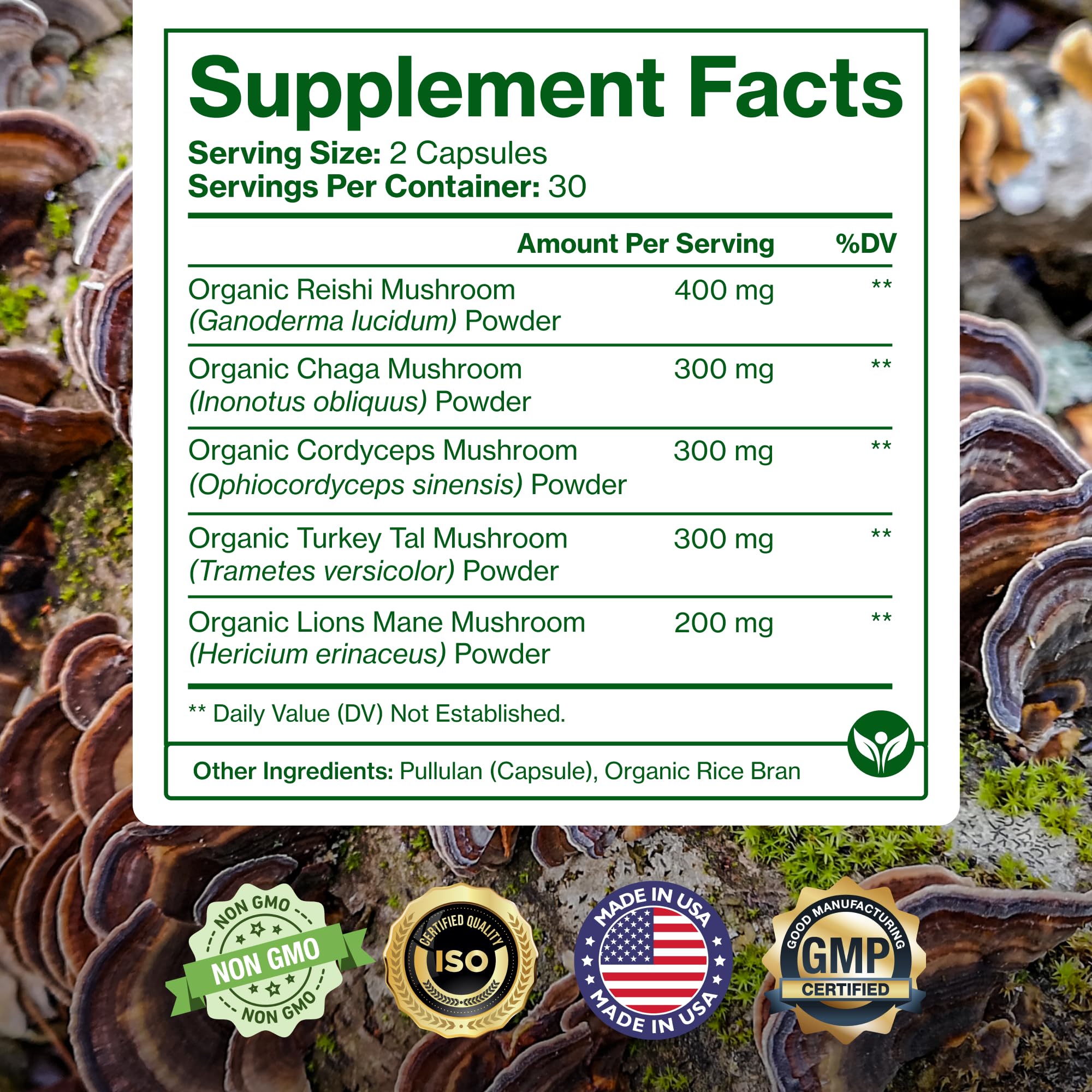 Pure Micronutrients label USA made closeup reinforcing quality and third-party tested