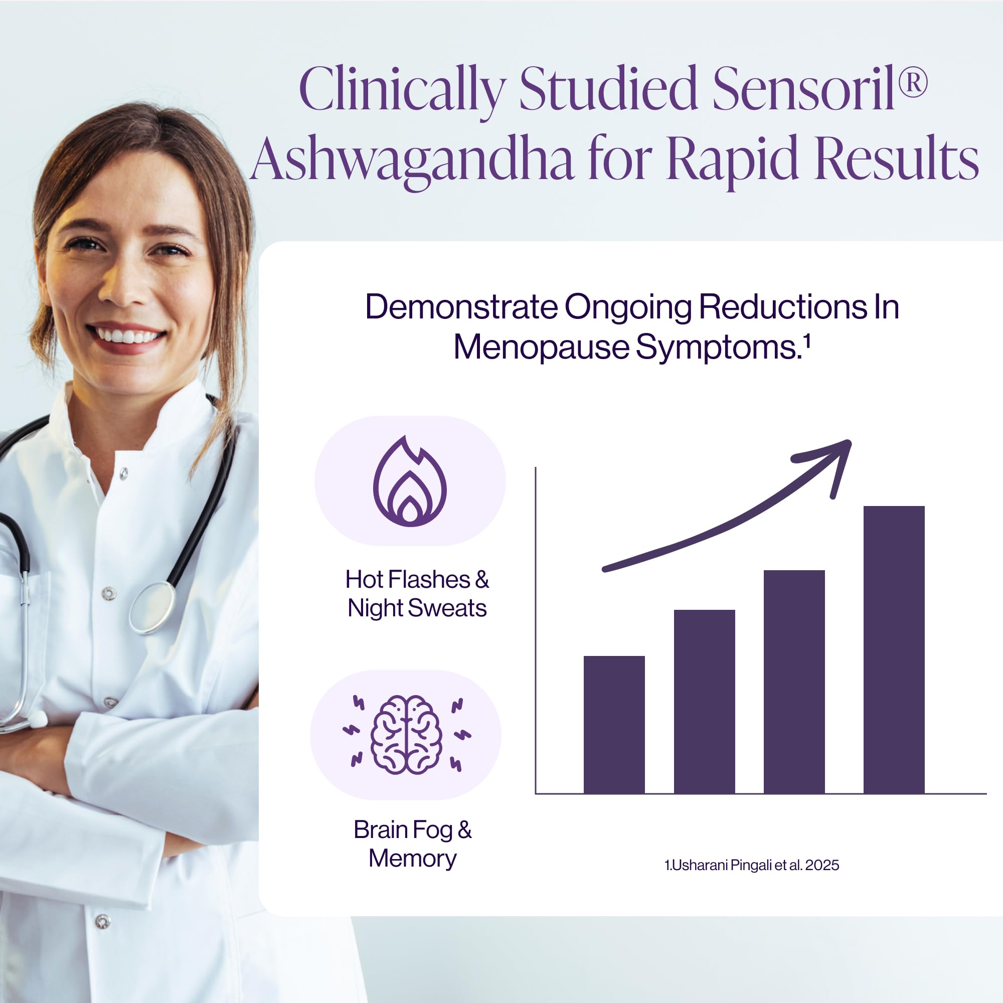 Pure Micronutrients menopause label detail shows USA made clean formula