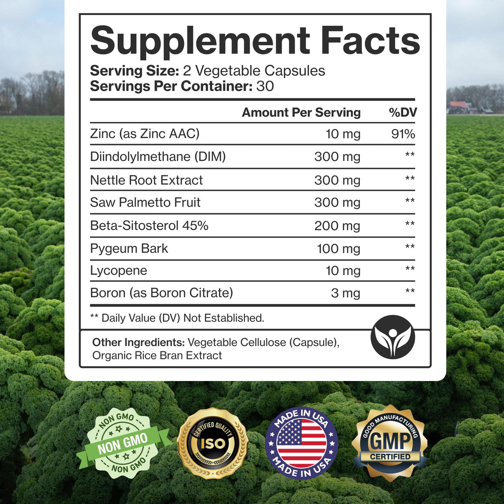 Nettle root capsule from Pure Micronutrients blend highlighting natural support