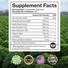 Nettle root capsule from Pure Micronutrients blend highlighting natural support
