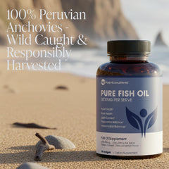 Pure Micronutrients Omega-3 bottle showcased on white background for easy viewing