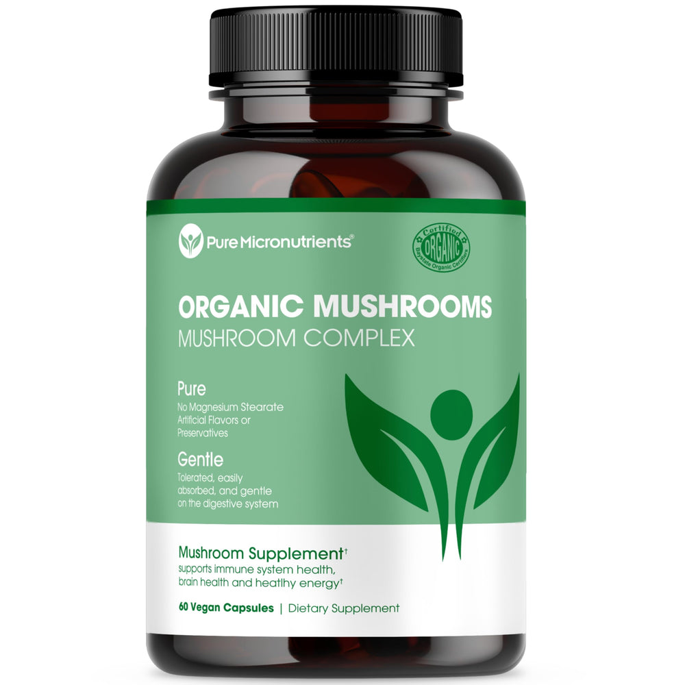 Pure Micronutrients bottle on a wooden table for daily immune and energy support