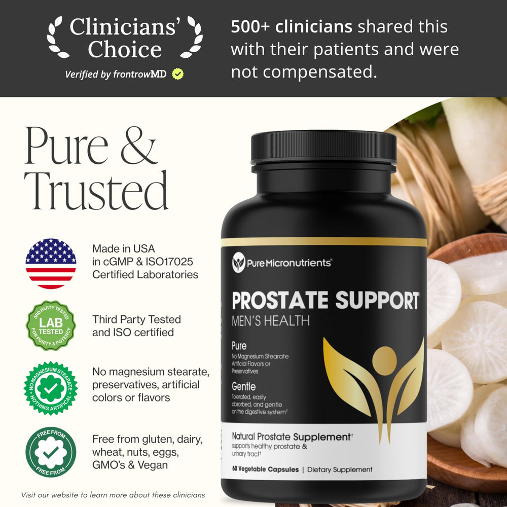 Pygeum bark and lycopene blend packaging from Pure Micronutrients