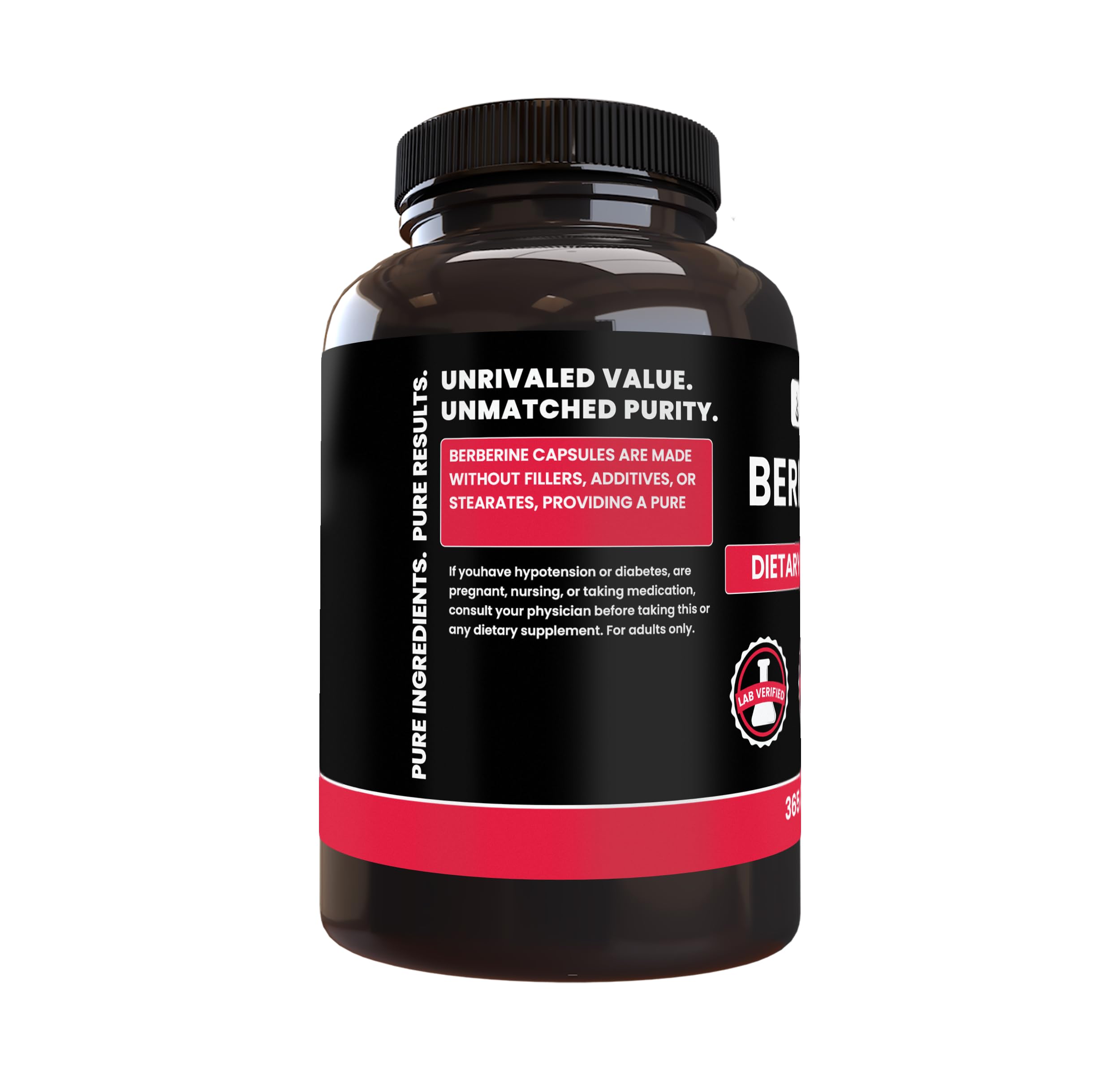PURE ORIGINAL INGREDIENTS Goldenseal berberine origin label confirms natural sourcing.