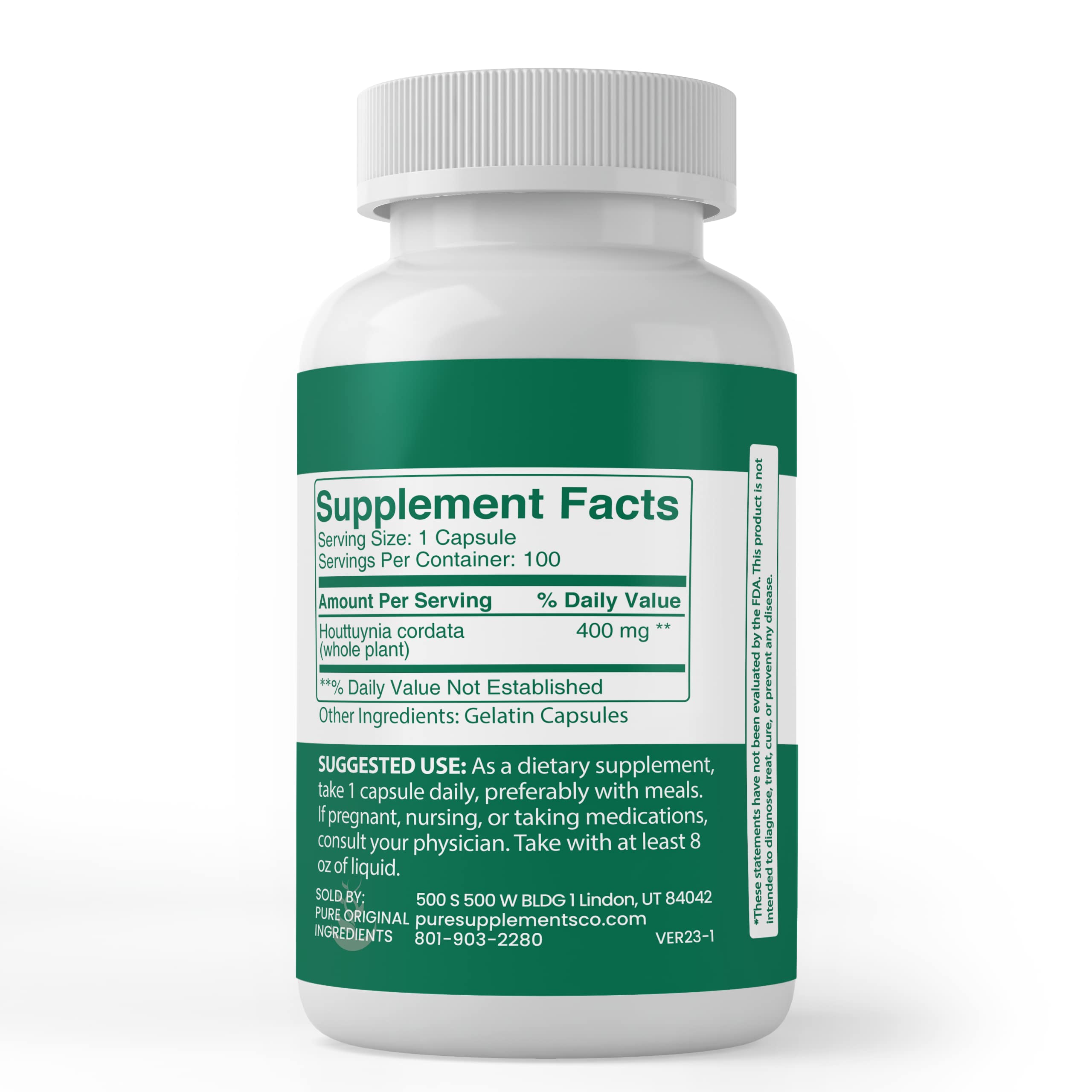 Packaging of Pure Original Ingredients shows clean, lab-verified purity badge.