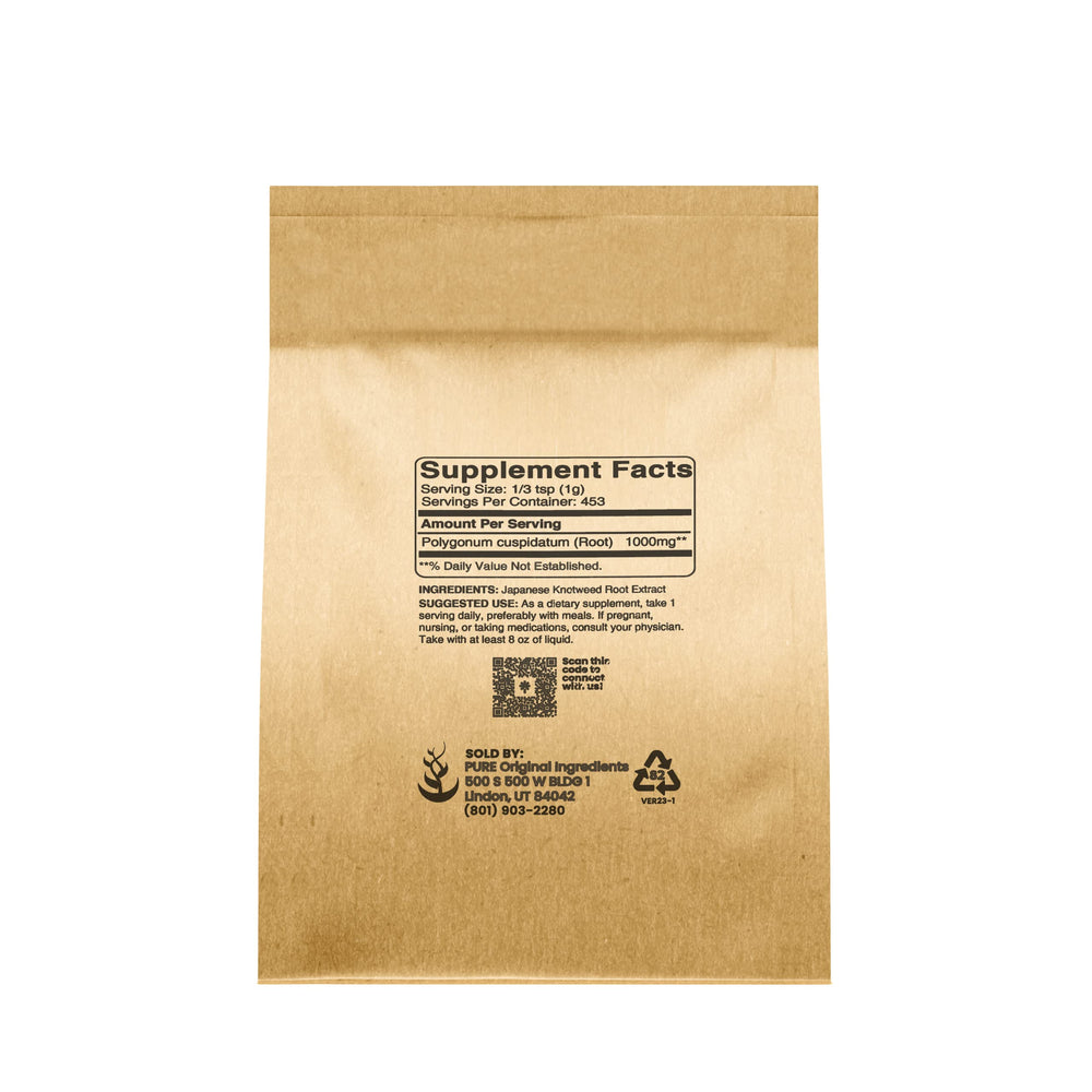 Pure Original Ingredients Hu Zhang Fen powder package, natural resveratrol source