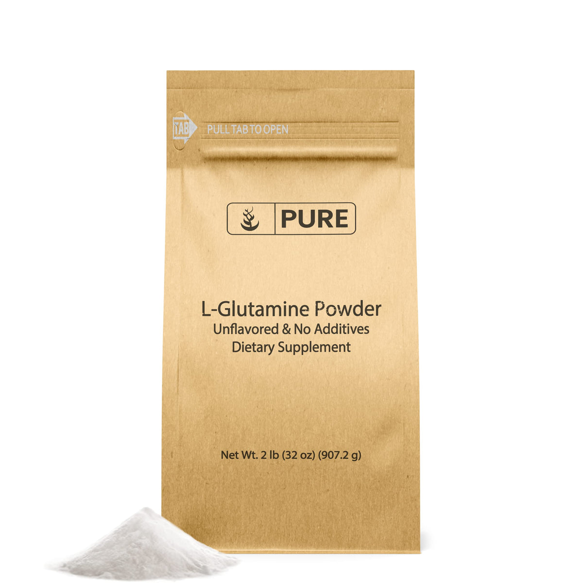 Pure Original Ingredients L-Glutamine powder tub for a pure single-ingredient amino acid supplement.