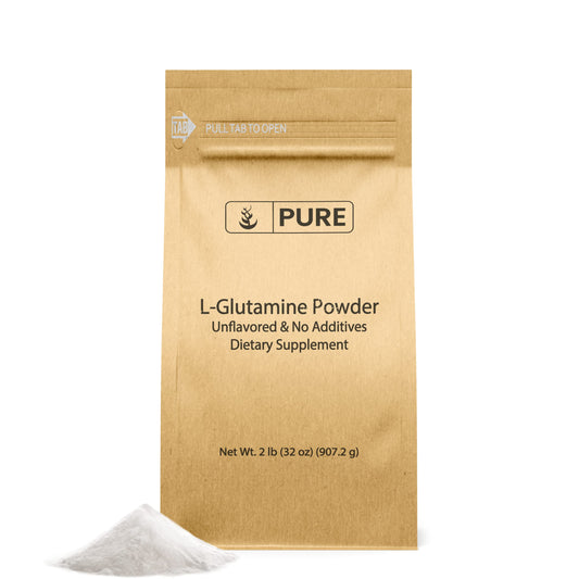 Pure Original Ingredients L-Glutamine powder tub for a pure single-ingredient amino acid supplement.