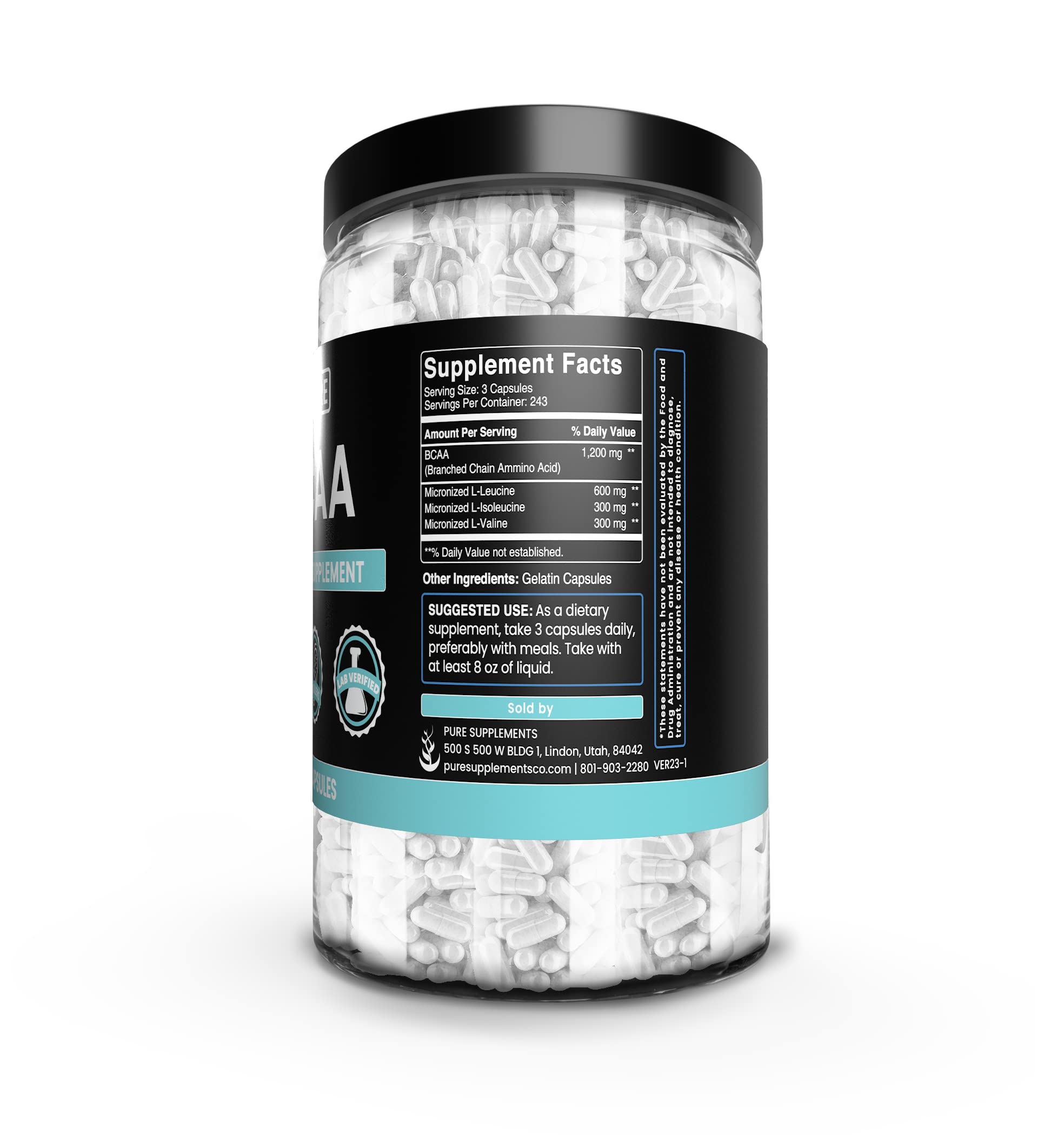 Pure Original Ingredients lab verified seal confirms product purity.