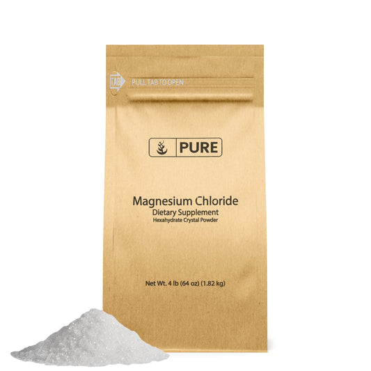 Pure Original Ingredients magnesium chloride crystal powder bottle for daily use.