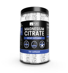 Pure Original Ingredients Magnesium Citrate bottle showing purity and long-term supply