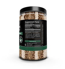 Pure Original Pine Bark Extract capsules in bottle emphasize single-ingredient simplicity