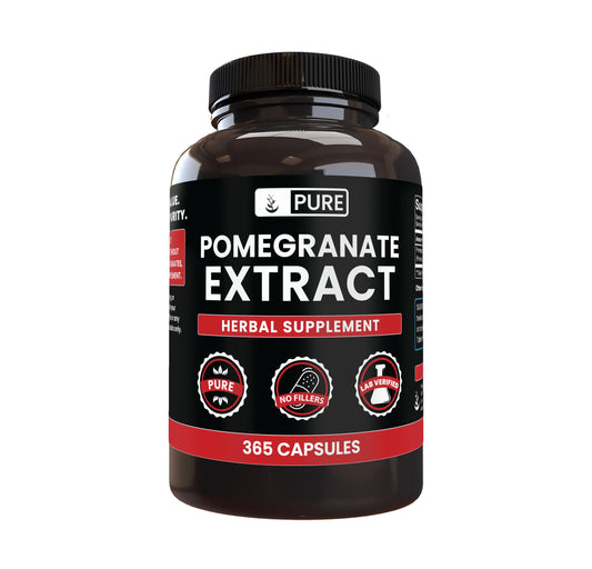 PURE ORIGINAL INGREDIENTS Pomegranate Extract bottle for daily natural antioxidant support.