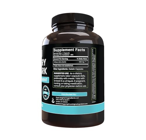 Pure Original Ingredients Slippery Elm Bark packaging communicates Utah-made quality.