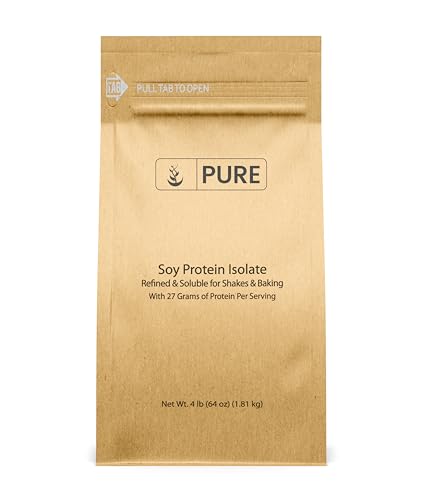Scoop of Pure Original Ingredients Soy Protein Isolate ready for serving