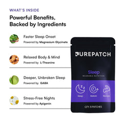 Pure Patch Sleep Patch apigenin feature for evening calm.