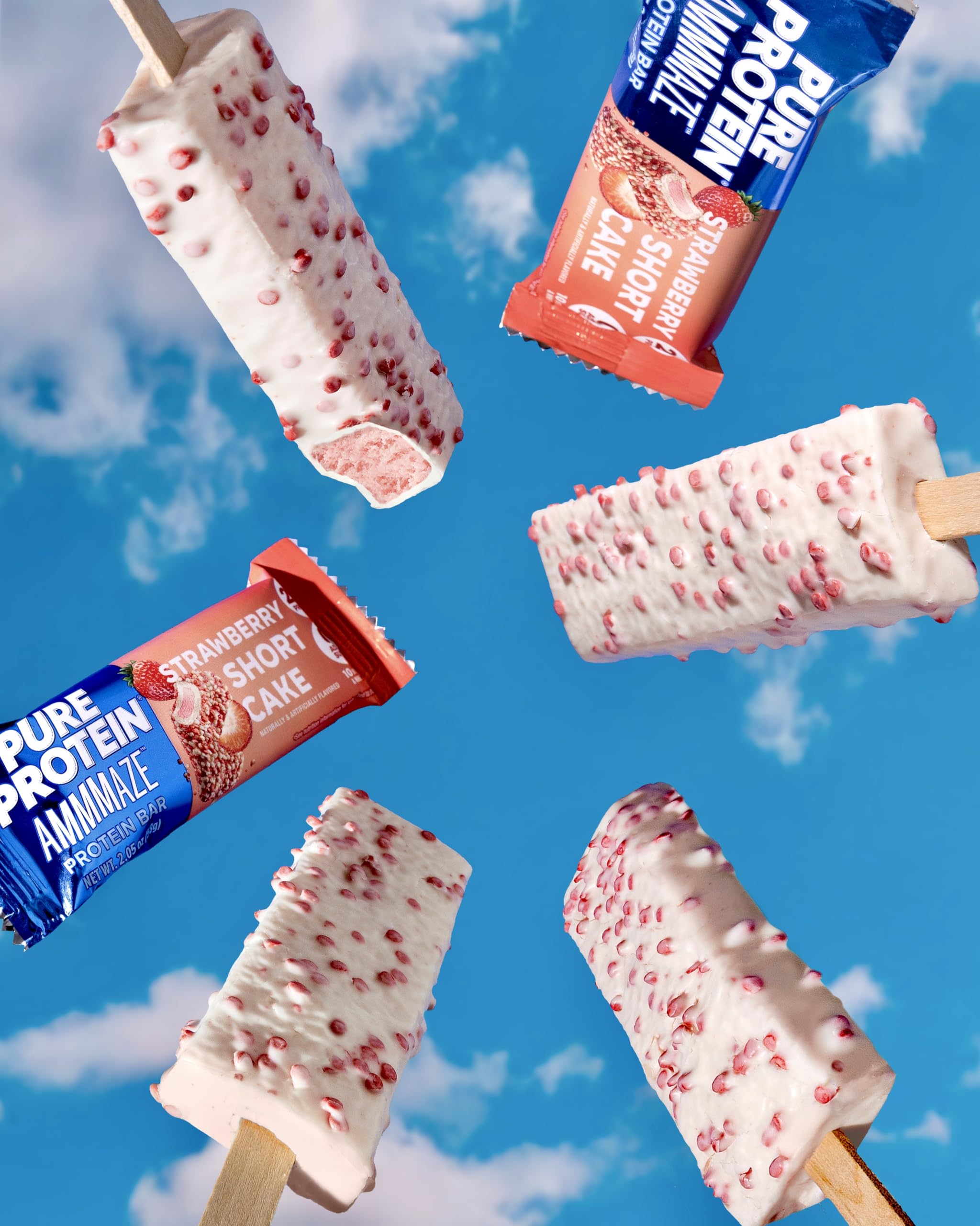 Pure Protein AMMMAZE strawberry bars are an easy post-workout or mid-day snack.