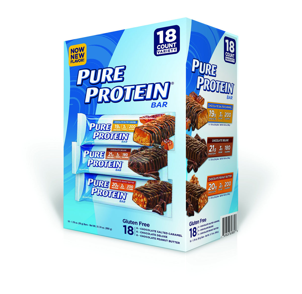 Pure Protein bar Chocolate Peanut Butter: convenient, energizing snack for active days.