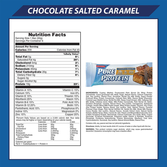 Pure Protein bar on desk during work for sustained focus and ease