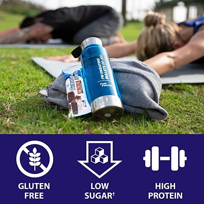 Pure Protein Bars nutrition information panel showing protein and calories
