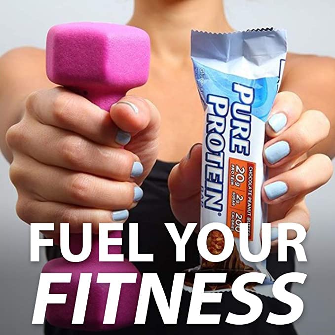 Pure Protein Bars pre and post workout use image illustrating convenient fueling