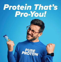 Pure Protein pre- and post-workout fuel concept image suggesting performance support