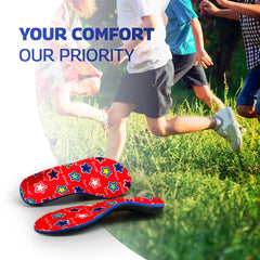 Pure Stride Kids Orthotics easy insert design simplifies wearing