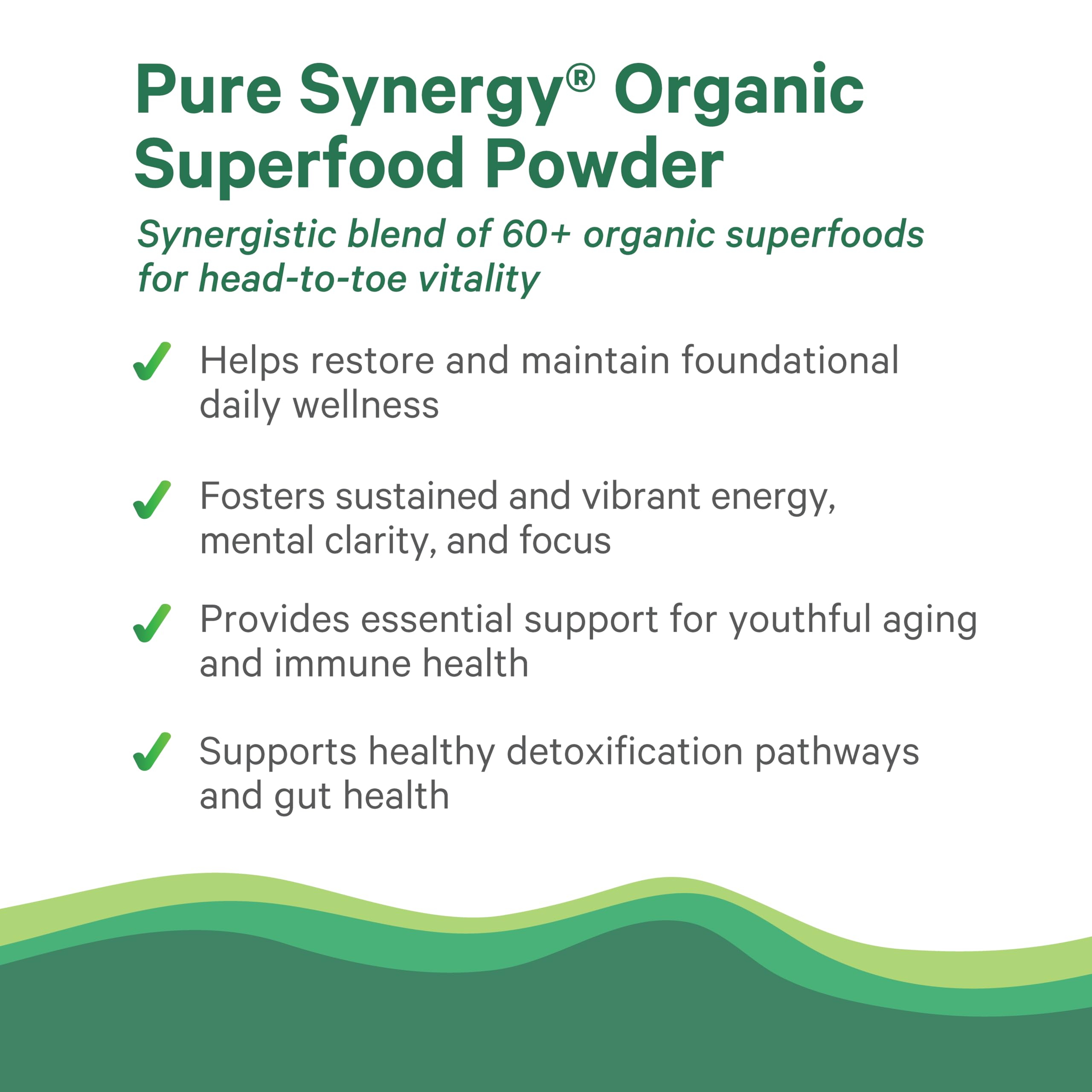 PURE SYNERGY bottle label from Moab Utah for brand story