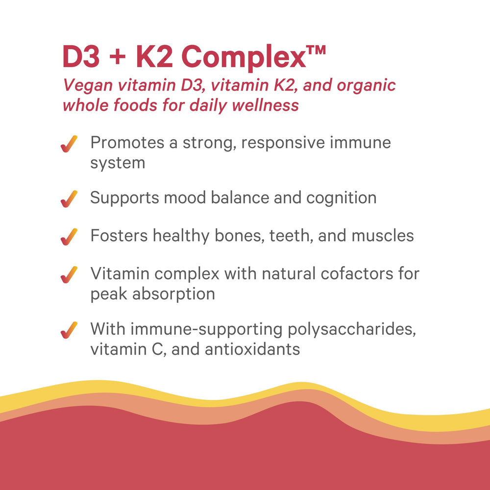 Pure Synergy D3 K2 highlighting algae-derived D3 and vegan K2