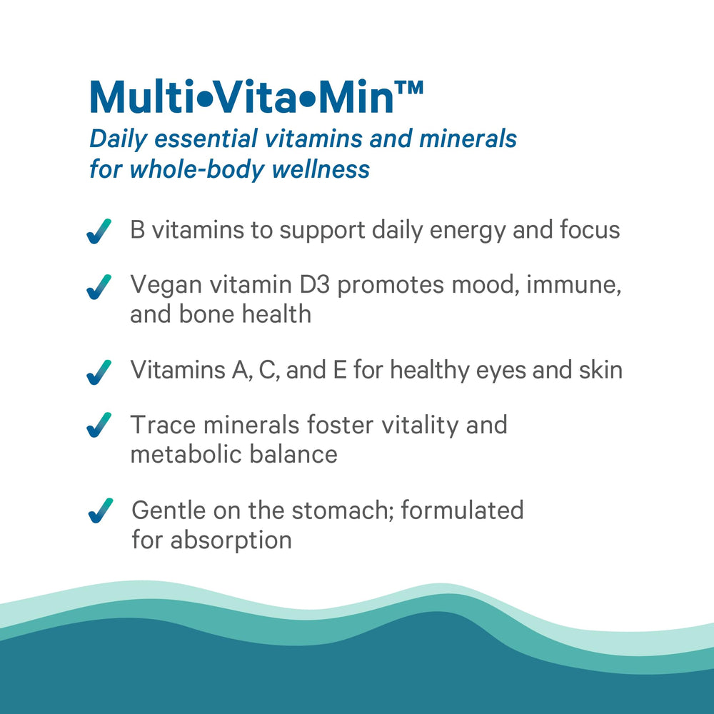 PURE SYNERGY Multi-Vita-Min vegan non-GMO certification icon on packaging