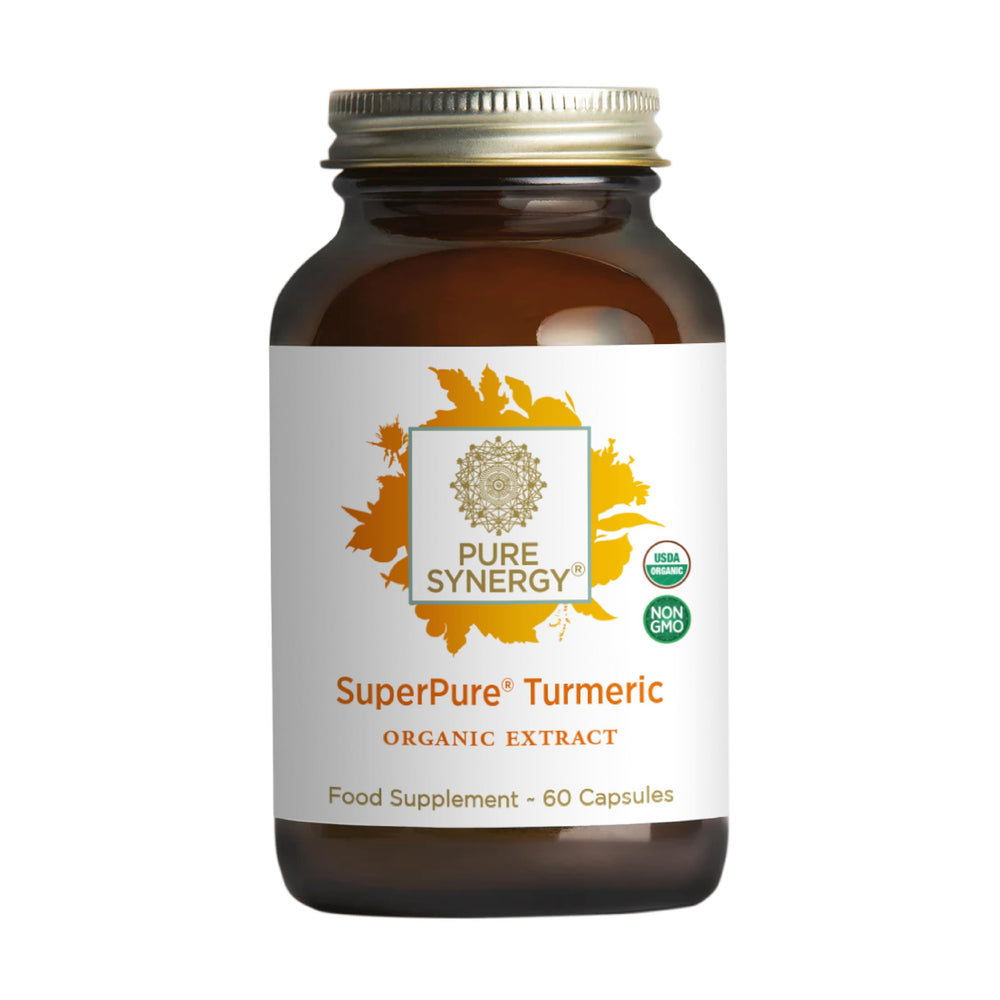 Pure Synergy organic certification seal indicating trusted organic sourcing.