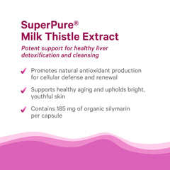 Pure Synergy organic milk thistle seeds highlight purity