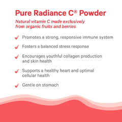 Pure Synergy Pure Radiance C ingredients collage featuring camu camu and berries