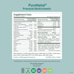 Pure Synergy PureNatal organic sprouts and berries highlight wholesome ingredient sources for prenatal health.
