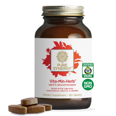 PURE SYNERGY Vita·Min·Herb bottle front for daily men’s wellness