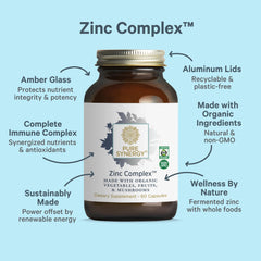 Organic cofactors and acerola vitamin C in Pure Synergy.