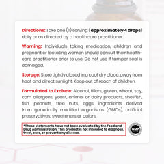 Closeup of Pure Therapo Rx B12 label noting non-GMO and USA-made quality.