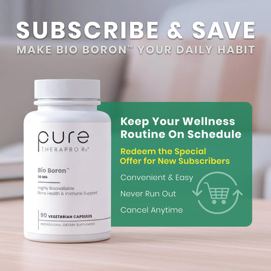 Bottle label highlights Albion Bororganic Glycinate for high bioavailability.