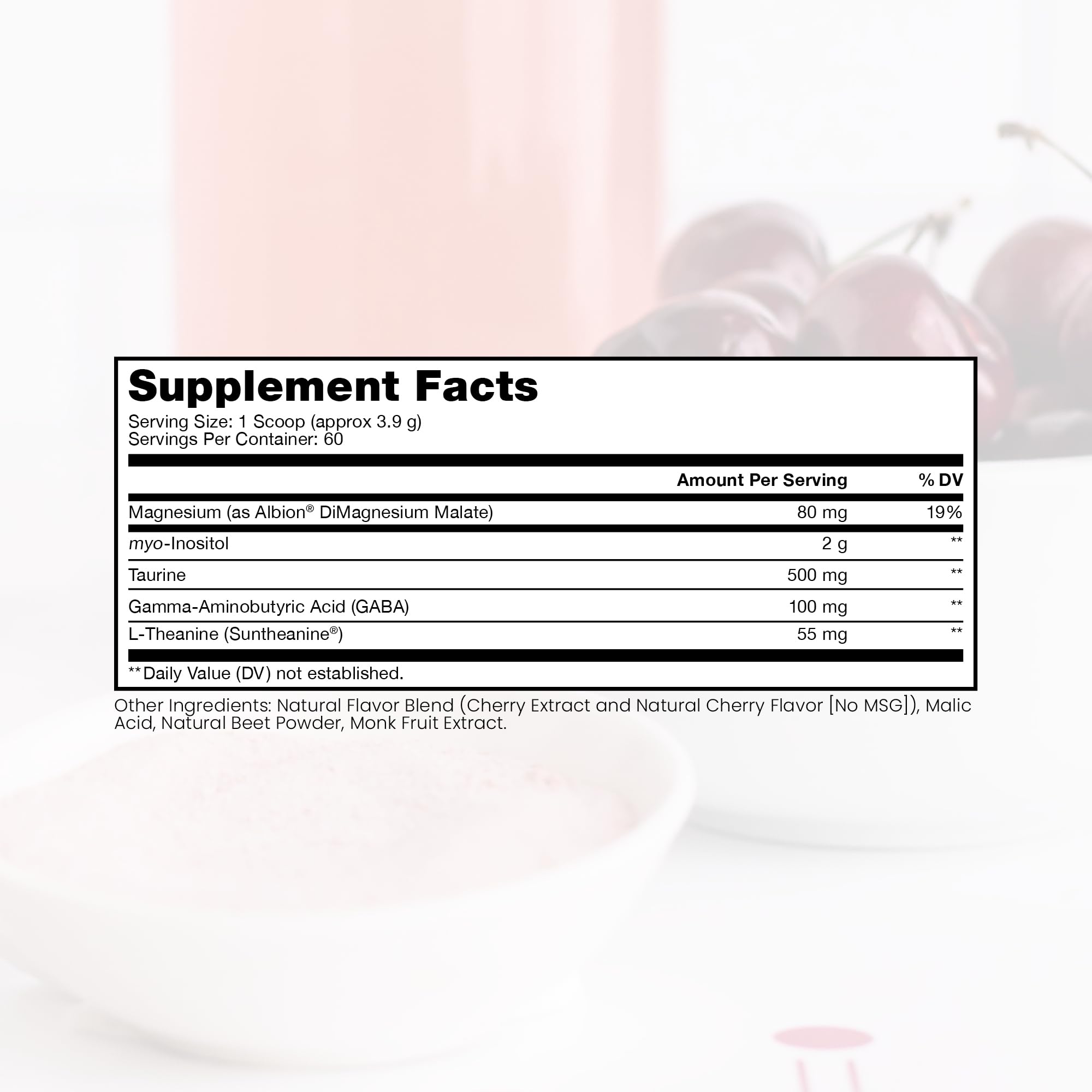 Pure Therapro Rx Just Relax Cherry pour enables easy daily dosing