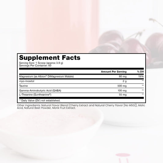 Pure Therapro Rx Just Relax Cherry pour enables easy daily dosing