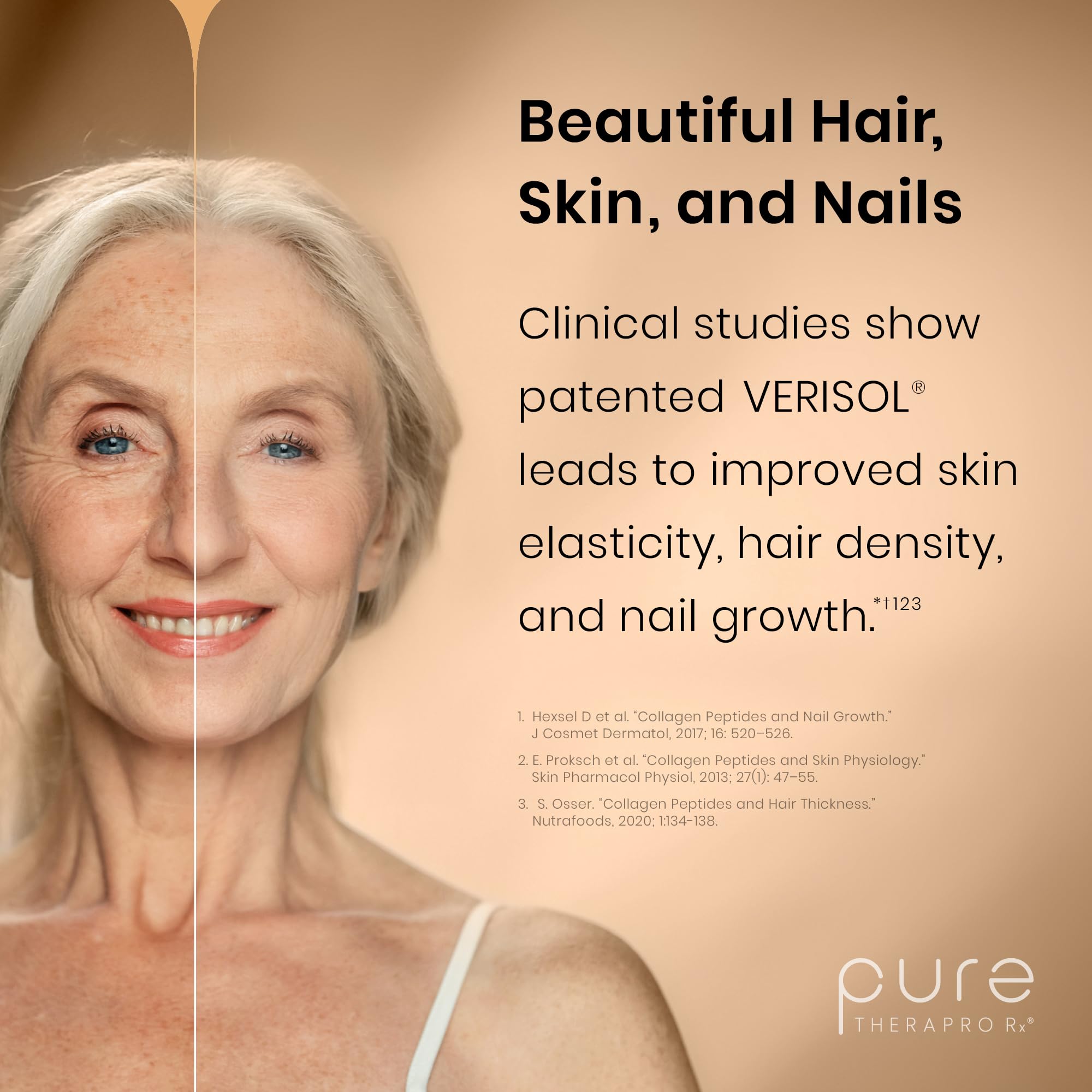 Compact bottle packaging keeps TriActive Collagen Plus fresh and convenient.