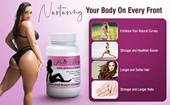 PureBody Vitamins butt and breast pills close-up for contour goals